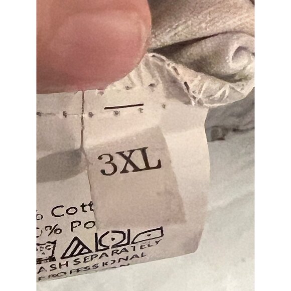 VGT-Inspired Multicolor Paisley Short-Sleeve Blouse With Lace-Up Neckline 3XL - Picture 14 of 16